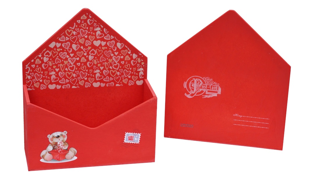 картинка Кашпо-конверт 270мм красное от ООО Яркий Мир